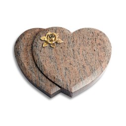 Grabkissen Amoureux/Raw-Silk Rose 4 (Bronze)