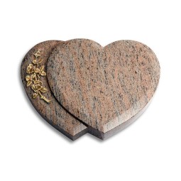 Grabkissen Amoureux/Raw-Silk Rose 5 (Bronze)