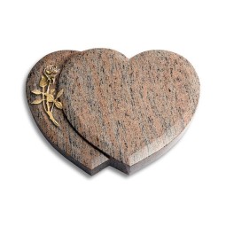 Grabkissen Amoureux/Raw-Silk Rose 6 (Bronze)
