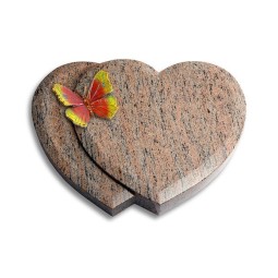 Grabkissen Amoureux/Raw-Silk Papillon 2 (Color)