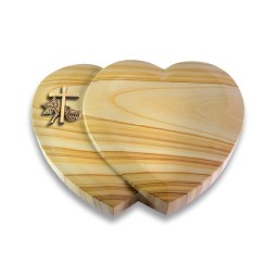 Grabkissen Amoureux/Woodland Kreuz 1 (Bronze)