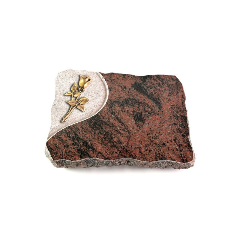 Grabplatte Aruba Folio Rose 8 (Bronze)