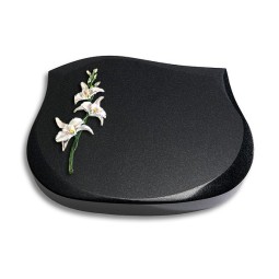Grabkissen Cassiopeia/Indisch-Black Orchidee (Color)