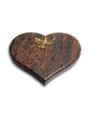 Grabkissen Coeur/Twilight-Red Taube (Bronze)