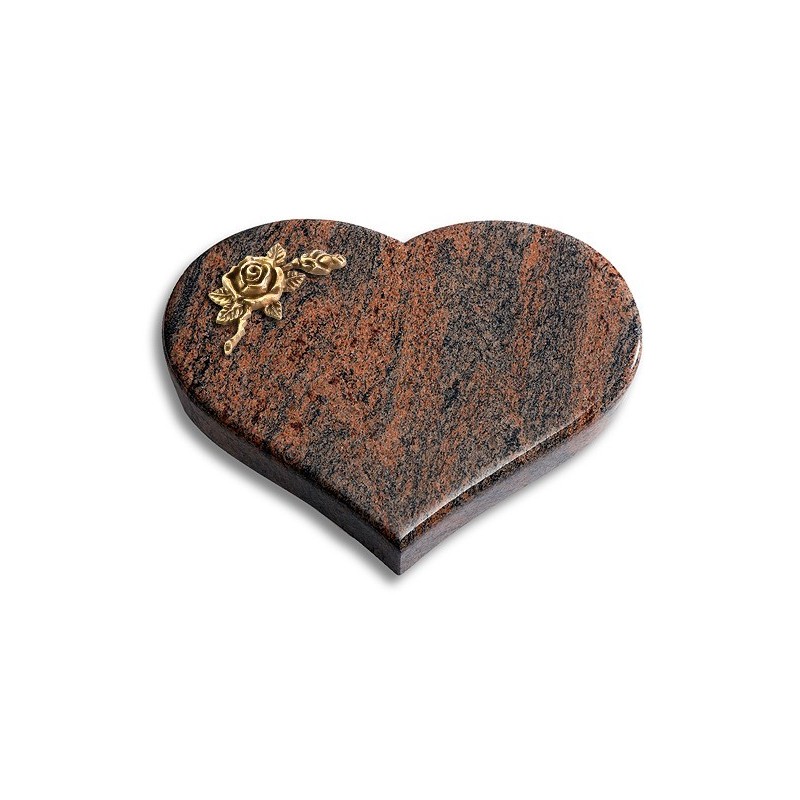 Grabkissen Coeur/Twilight-Red Rose 1 (Bronze)