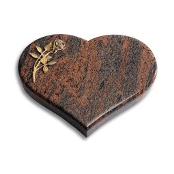 Grabkissen Coeur/Twilight-Red Rose 6 (Bronze)