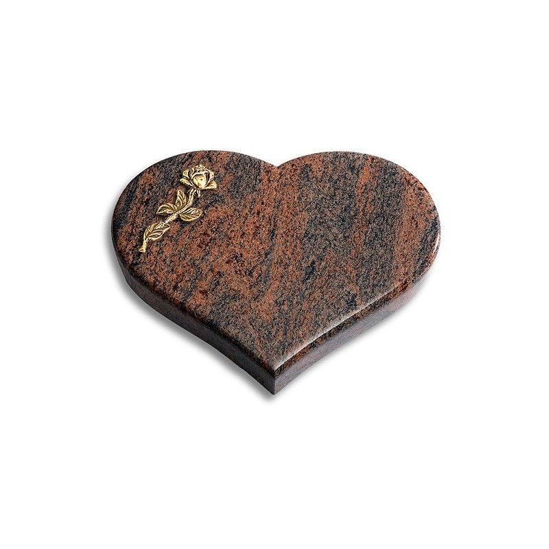 Grabkissen Coeur/Twilight-Red Rose 7 (Bronze)