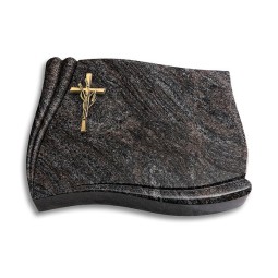 Grabkissen Memory/Paradiso Kreuz/Ähren (Bronze)