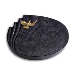 Grabkissen Waves/Orion Taube (Bronze)