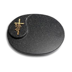 Grabkissen Yang/Indisch-Impala Kreuz/Rose (Bronze)