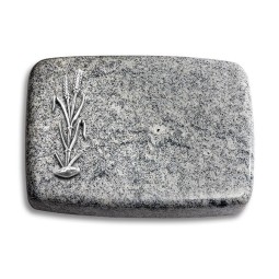 Grabkissen Linea/Viskont-White Ähren 2 (Alu)