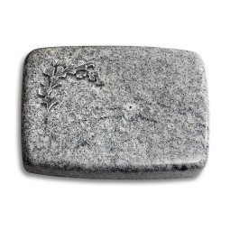 Grabkissen Linea/Viskont-White Gingozweig 2 (Alu)