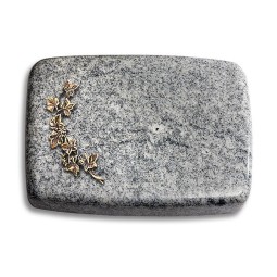 Grabkissen Linea/Viskont-White Efeu (Bronze)