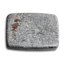 Grabkissen Linea/Viskont-White Rose 3 (Color)