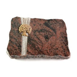 Grabplatte Aruba Strikt Baum 3 (Bronze)