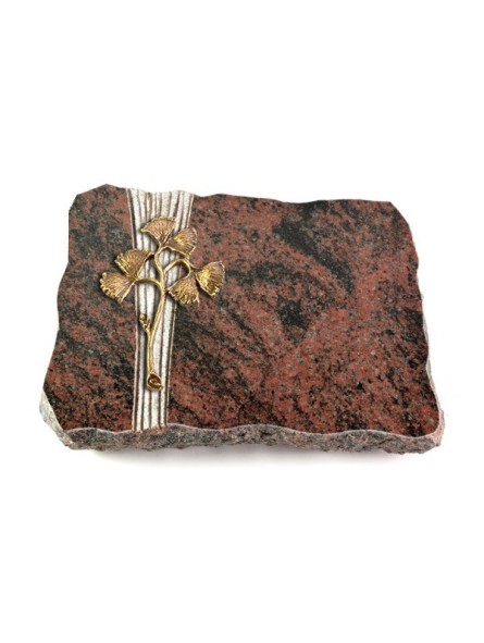 Grabplatte Aruba Strikt Gingozweig 1 (Bronze)