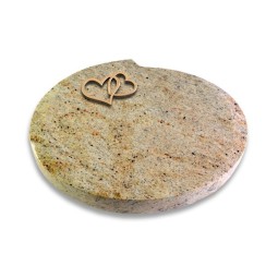 Grabkissen Baroque/New-Kashmir Herzen (Bronze)