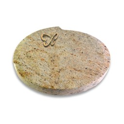 Grabkissen Baroque/New-Kashmir Papillon (Bronze)