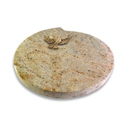 Grabkissen Baroque/New-Kashmir Taube (Bronze)