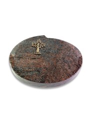 Grabkissen Baroque/Paradiso Baum 2 (Bronze)