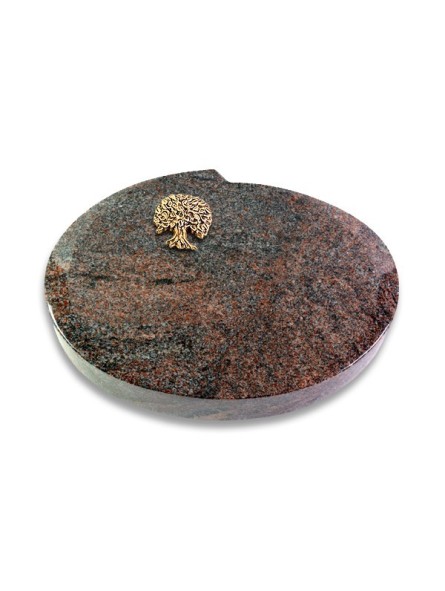 Grabkissen Baroque/Paradiso Baum 3 (Bronze)