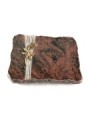 Grabplatte Aruba Strikt Rose 6 (Bronze)