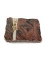 Grabplatte Aruba Strikt Rose 8 (Bronze)