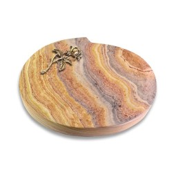 Grabkissen Baroque/Rainbow Rose 2 (Bronze)