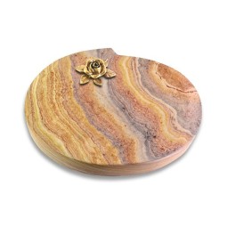 Grabkissen Baroque/Rainbow Rose 4 (Bronze)