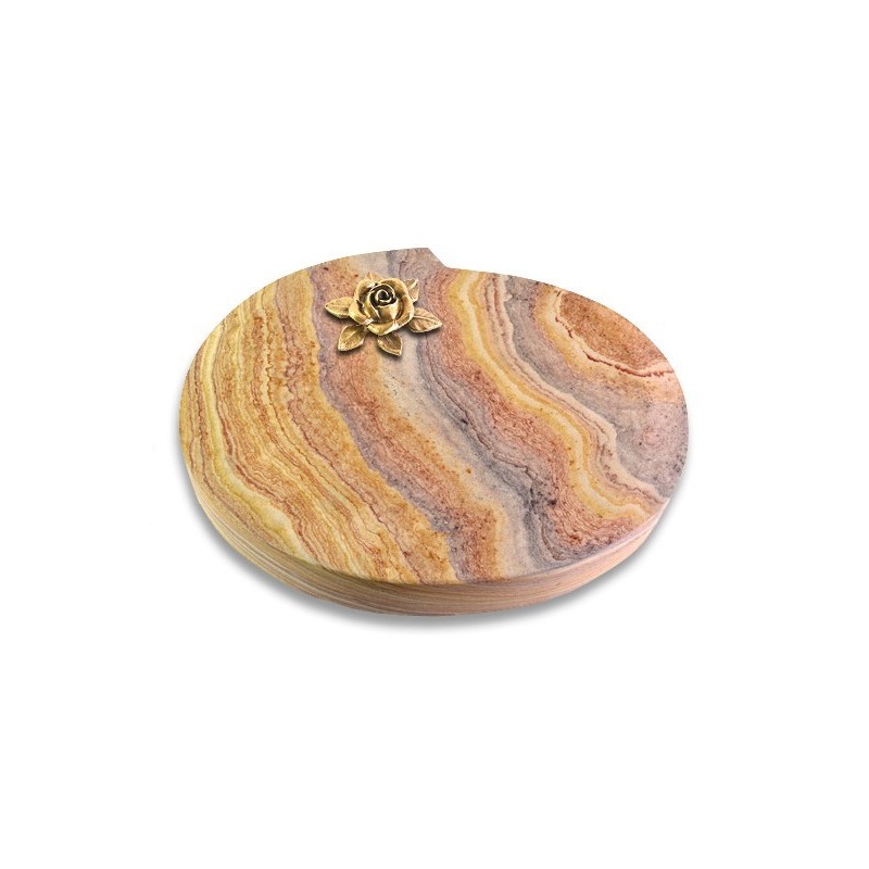 Grabkissen Baroque/Rainbow Rose 4 (Bronze)