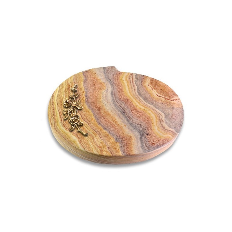 Grabkissen Baroque/Rainbow Rose 5 (Bronze)