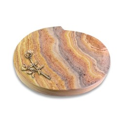 Grabkissen Baroque/Rainbow Rose 10 (Bronze)