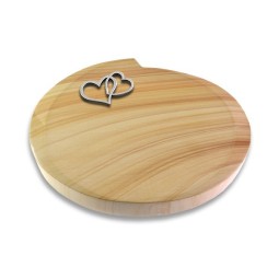 Grabkissen Baroque/Woodland Herzen (Alu)