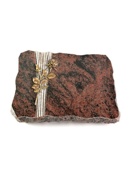 Grabplatte Aruba Strikt Rose 13 (Bronze)