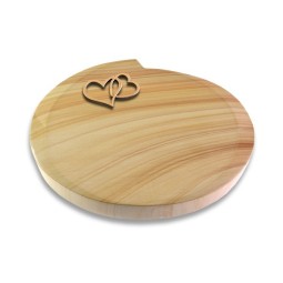 Grabkissen Baroque/Woodland Herzen (Bronze)