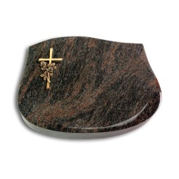 Grabkissen Cassiopeia/Himalaya Kreuz/Rose (Bronze)