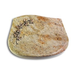 Grabkissen Cassiopeia/Kashmir Efeu (Bronze)