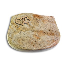 Grabkissen Cassiopeia/Kashmir Herzen (Bronze)