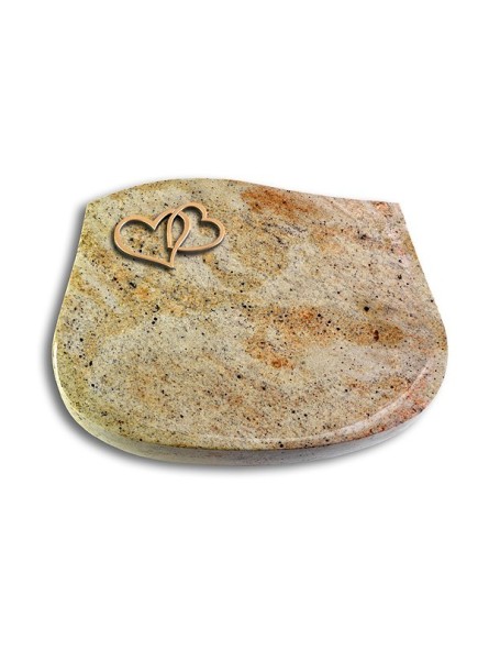 Grabkissen Cassiopeia/Kashmir Herzen (Bronze)