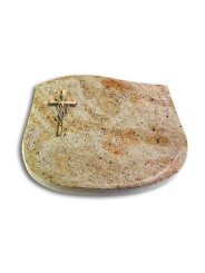 Grabkissen Cassiopeia/Kashmir Kreuz/Ähren (Bronze)