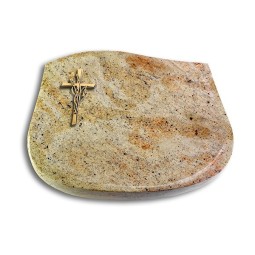 Grabkissen Cassiopeia/Kashmir Kreuz/Ähren (Bronze)