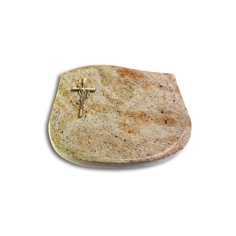 Grabkissen Cassiopeia/Kashmir Kreuz/Ähren (Bronze)