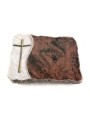 Grabplatte Aruba Wave Kreuz 2 (Bronze)
