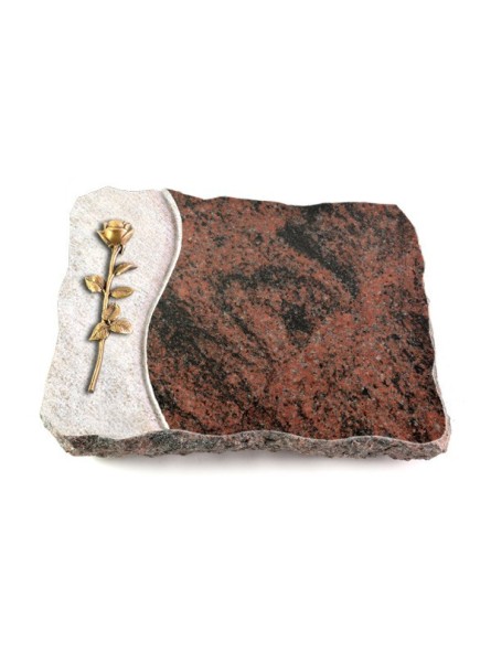 Grabplatte Aruba Wave Rose 12 (Bronze)