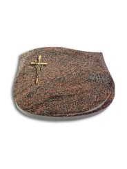 Grabkissen Cassiopeia/Paradiso Kreuz/Ähren (Bronze)