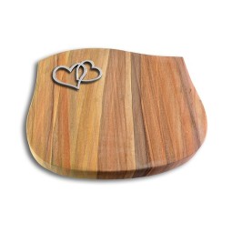 Grabkissen Cassiopeia/Rainbow Herzen (Alu)