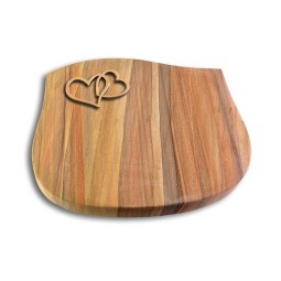 Grabkissen Cassiopeia/Rainbow Herzen (Bronze)