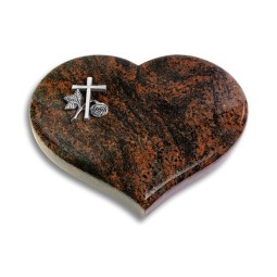 Grabkissen Coeur/Aruba Kreuz 1 (Alu)