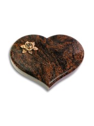 Grabkissen Coeur/Aruba Rose 4 (Bronze)