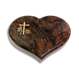 Grabkissen Coeur/Aruba Kreuz 1 (Bronze)